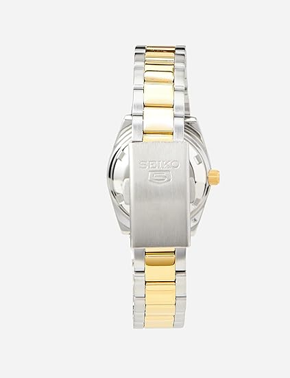 Seiko 5 Análogo para Dama con Brazalete de Acero Inoxidable – SYMG42K1