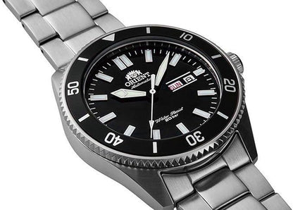 Orient KamasuMako Análogo para Caballero Pulsera de Acero Inoxidable – RA-AA0008B