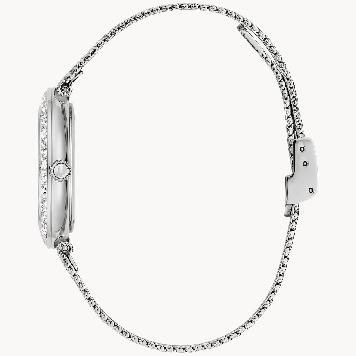 Bulova Crystal de dama correa mesh – 96L329