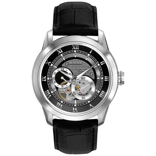 Bulova Sutton de hombre correa de piel 41mm – 96A135
