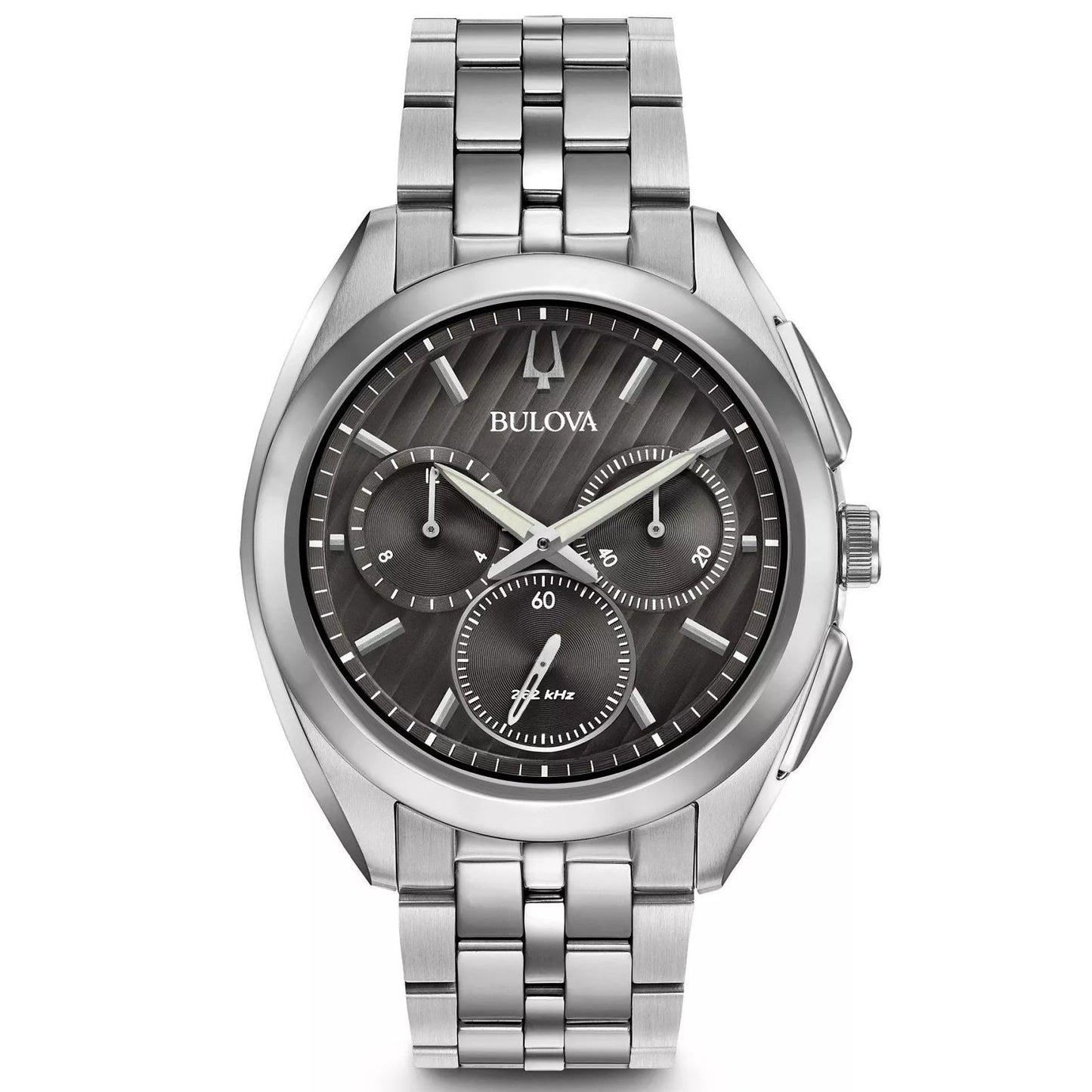 96A186 Reloj Bulova Curv de hombre correa de metal