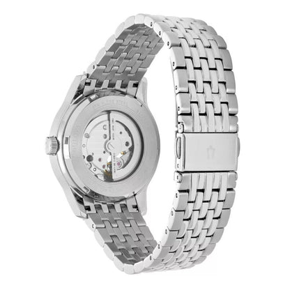 Bulova Classic Skeleton de hombre pulsera de acero inoxidable – 96A190