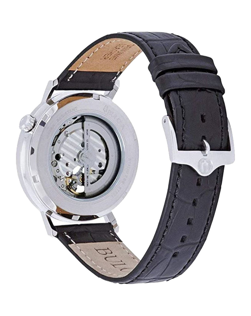 Bulova Classic Automatic de hombre corra de piel – 96A201