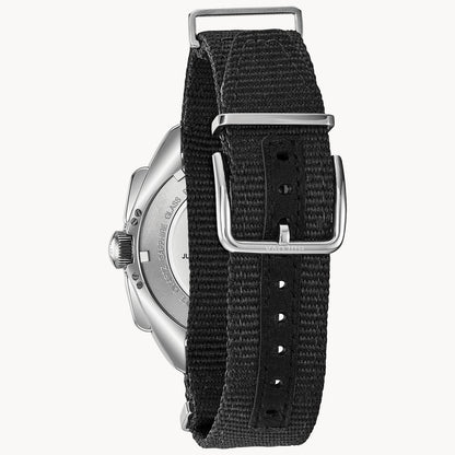 Bulova Lunar Pilot de caballero pulsera de tela 45 mm – 96A225