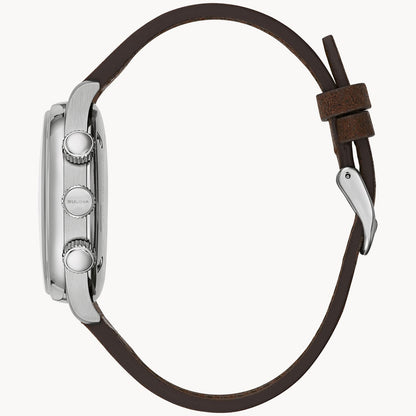 Bulova A-15 Pilot de hombre pulsera de cuero – 96A245