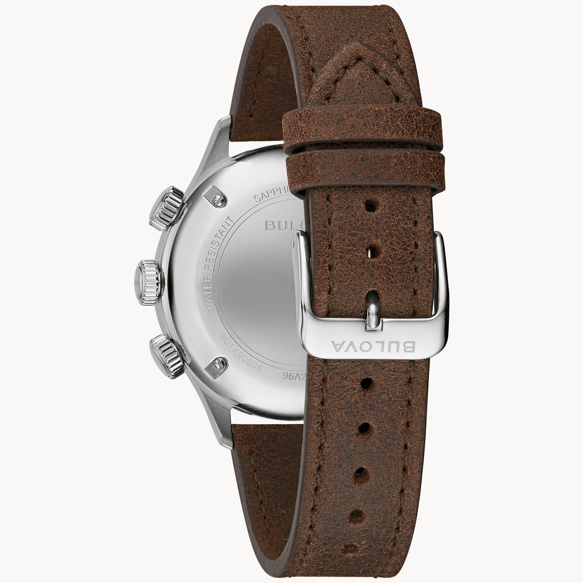 Bulova A-15 Pilot de hombre pulsera de cuero – 96A245