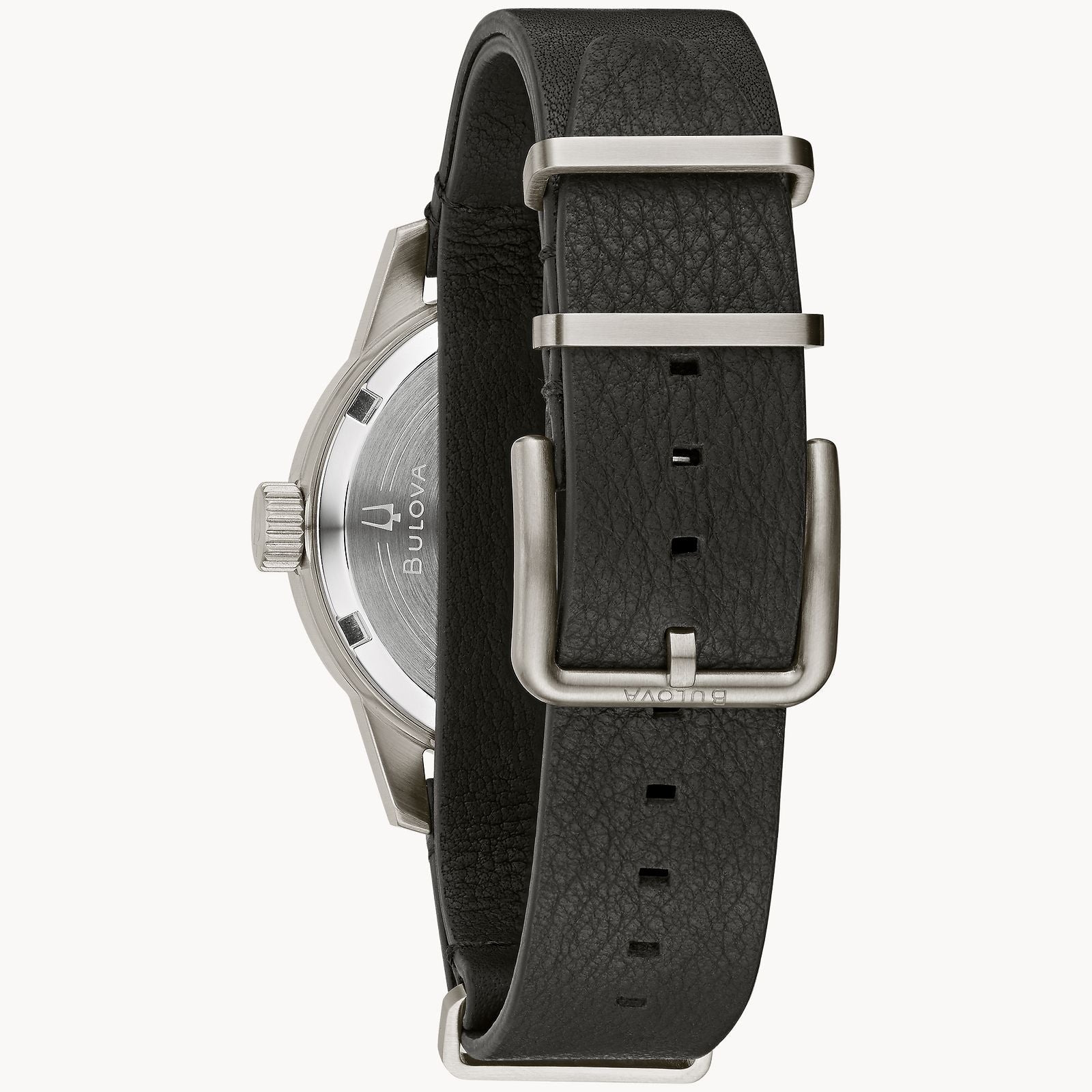 Bulova Hack Watch de hombre pulsera de piel – 96A246