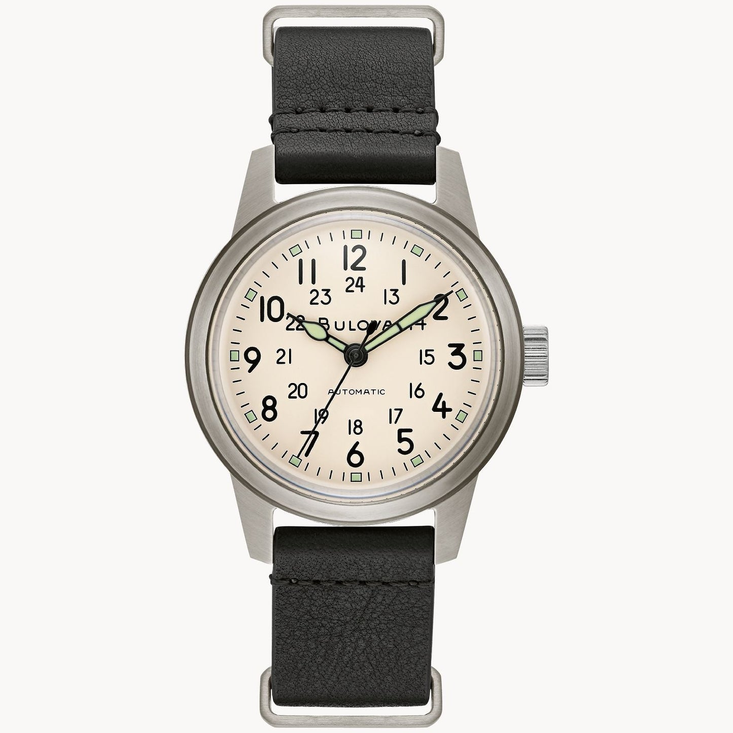 Bulova Hack Watch de hombre pulsera de piel – 96A246