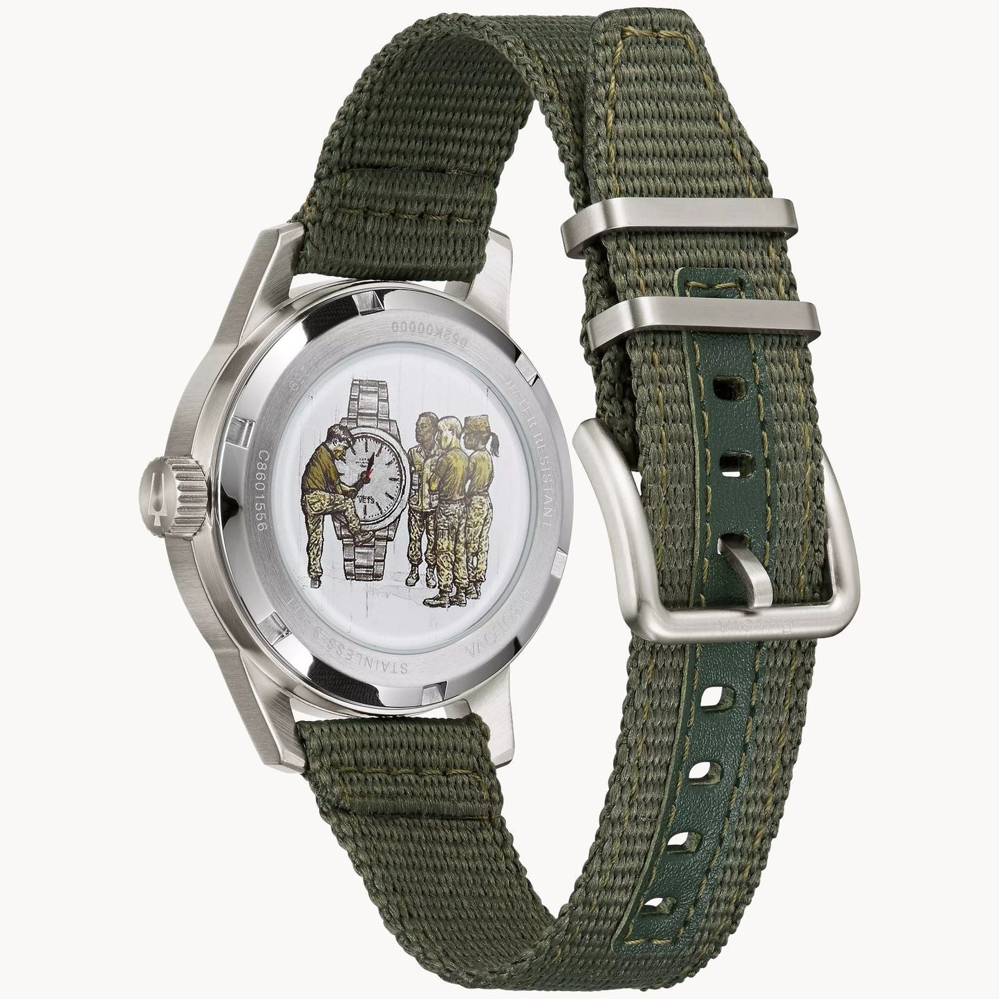 Bulova Hack Watch de caballero pulsera de tela – 96A259