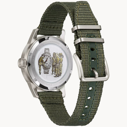 Bulova Hack Watch de caballero pulsera de tela – 96A259