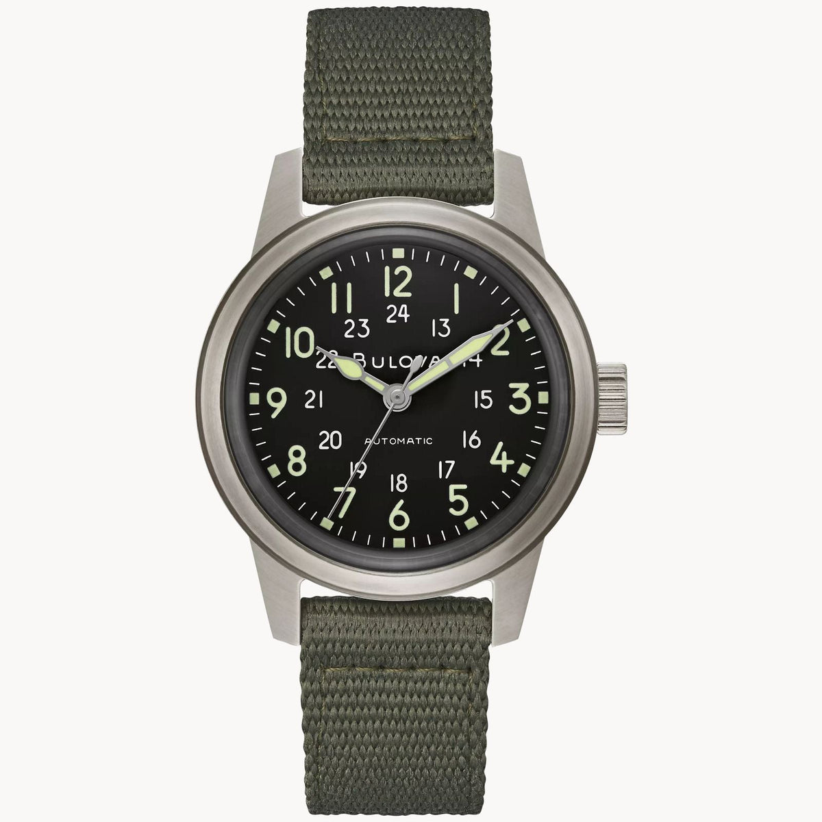 Bulova Hack Watch de caballero pulsera de tela – 96A259