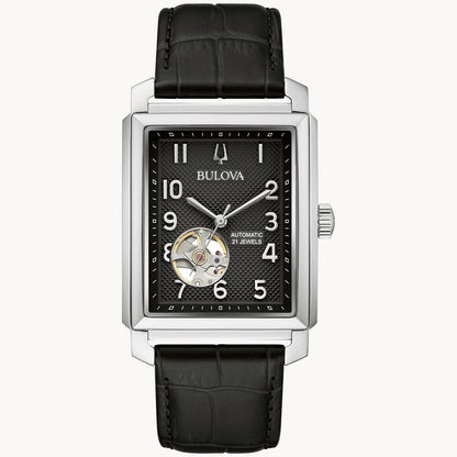 96A269 Reloj Bulova Sutton de hombre banda de cuero 33 mm