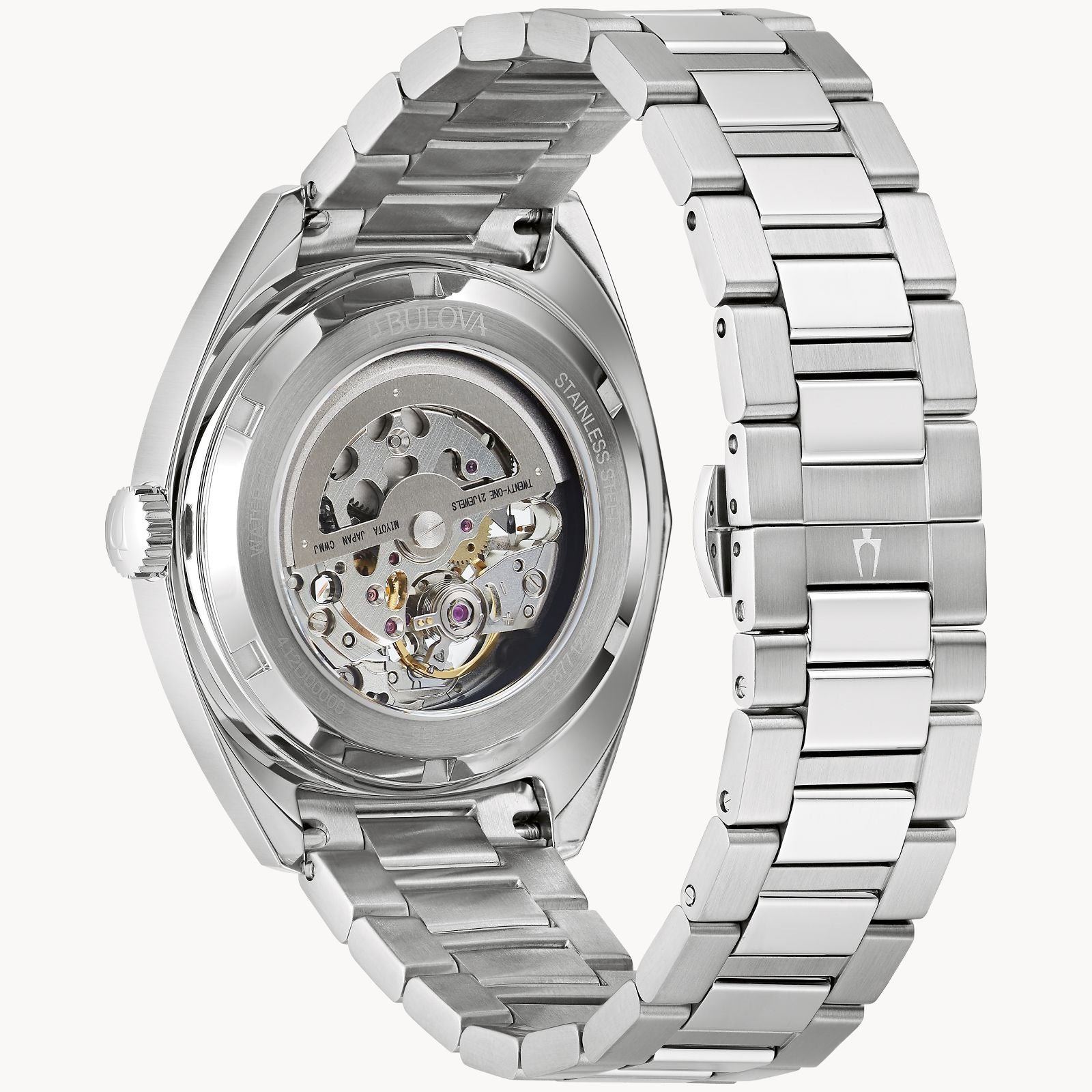Bulova Surveyor de hombre banda de metal – 96A292