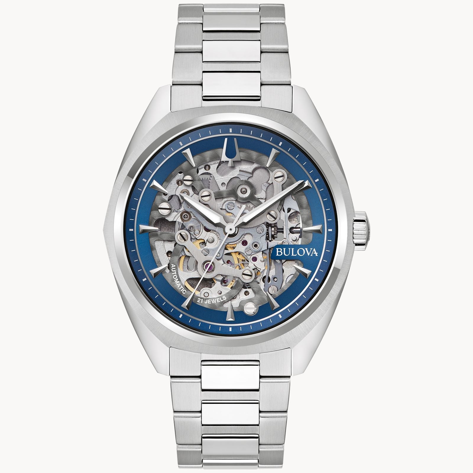 Bulova Surveyor de hombre banda de metal – 96A292