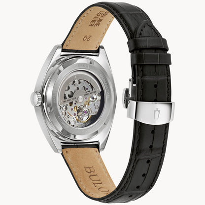 Bulova Surveyor de caballero correa de piel – 96A310