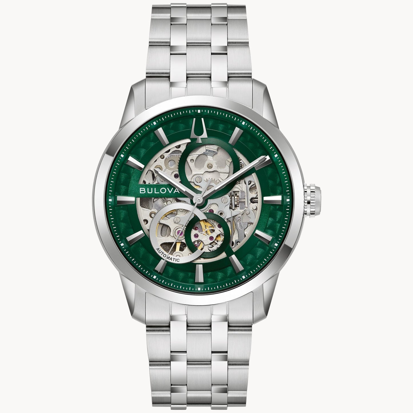 Bulova Sutton Automatico Skeleton de hombre – 96A329