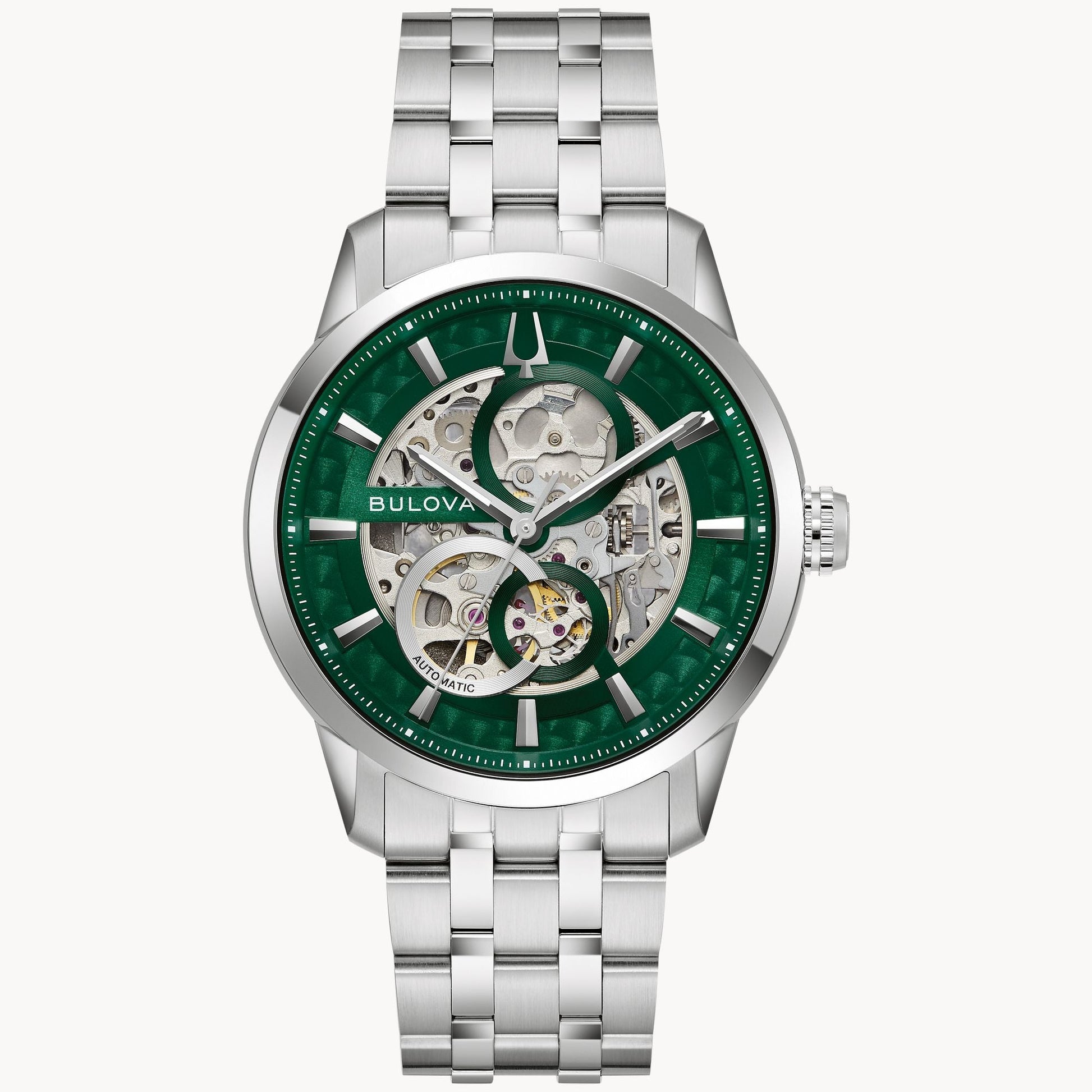 Bulova Sutton Automatico Skeleton de hombre – 96A329