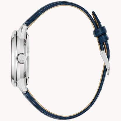Bulova Sutton de hombre automático banda de piel – 96A330
