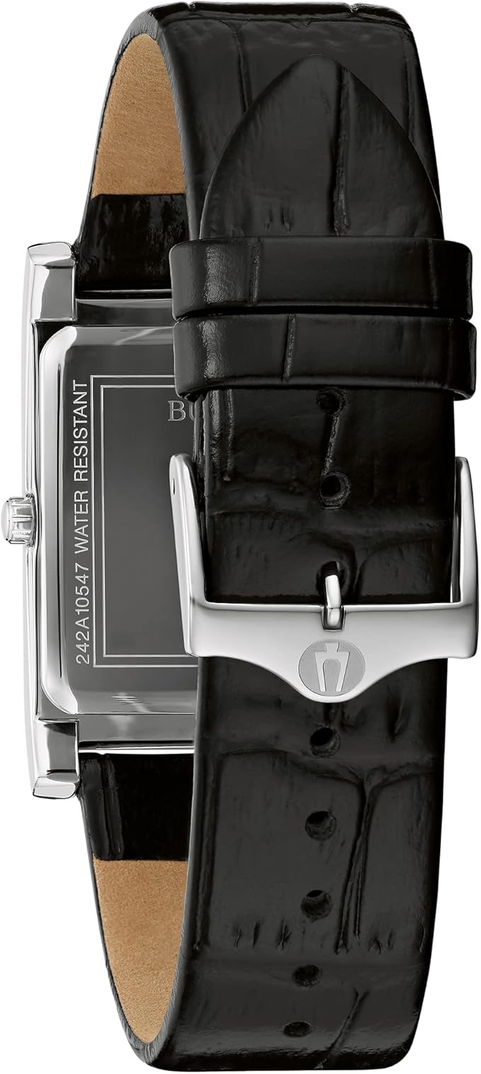 Bulova Classic de hombre pulsera de cuero – 96B107