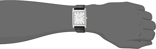 Bulova Classic de hombre pulsera de cuero – 96B107
