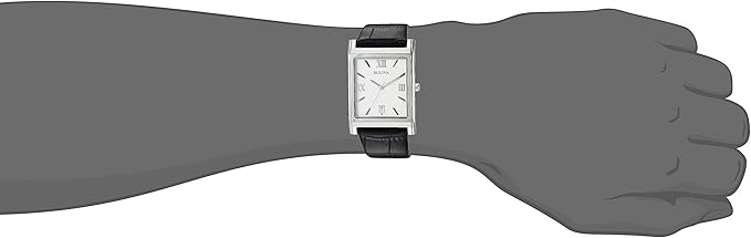 Bulova Classic de hombre pulsera de cuero – 96B107