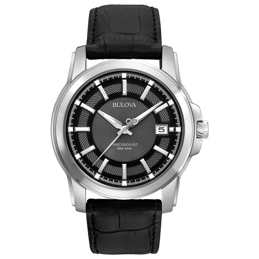 Bulova Precisionist de hombre correa de cuero – 96B158