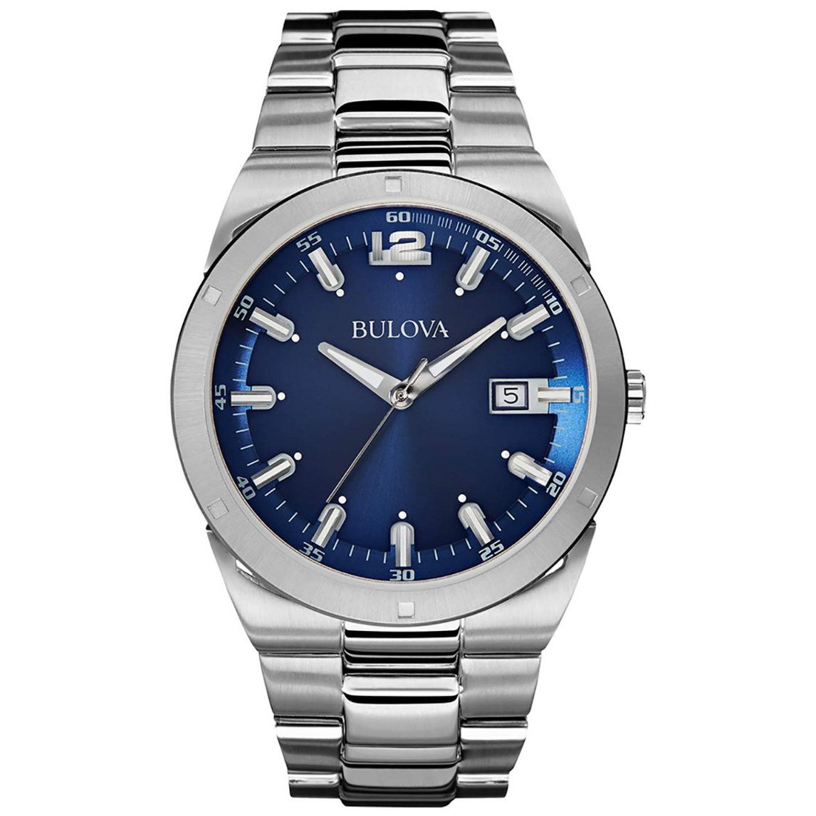 Bulova Dress de hombre correa de metal – 96B220