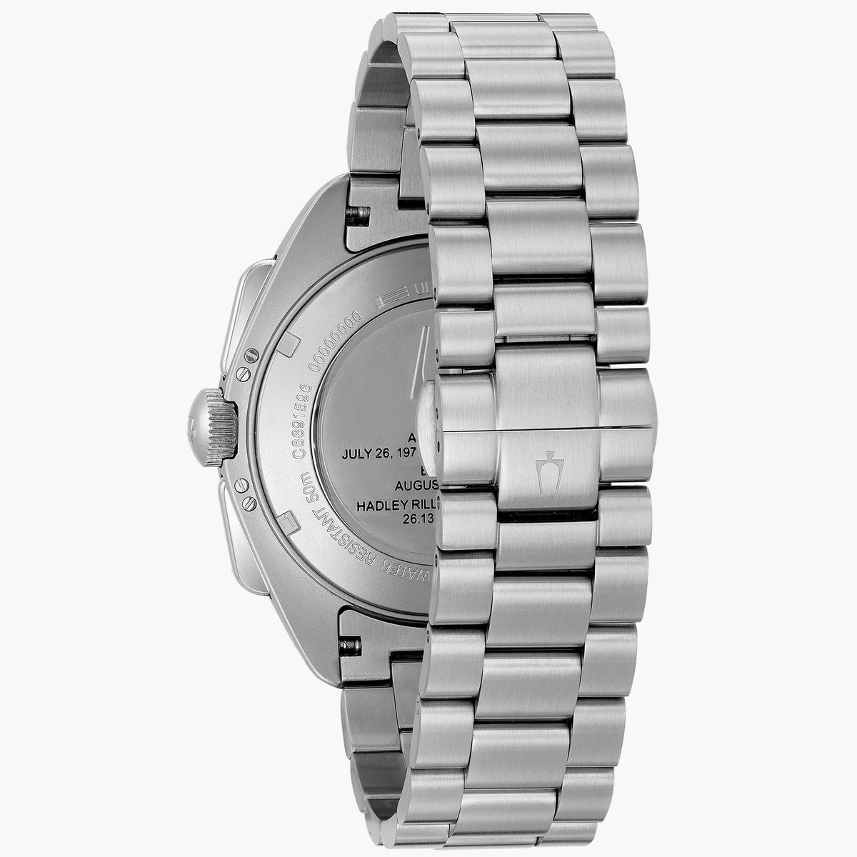 Bulova Lunar Pilot de hombre pulsera de metal – 96B258