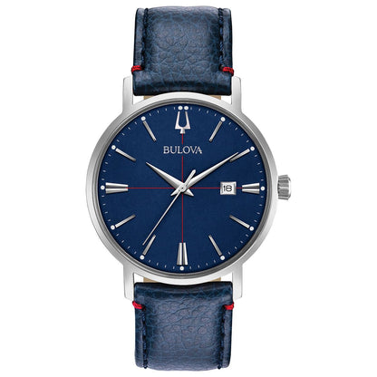 Bulova para caballero correa de cuero – 96B293