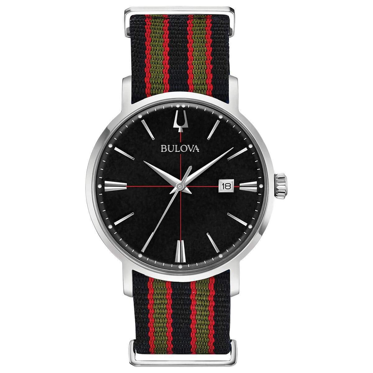 Bulova Aerojet de hombre correa de tela – 96B317