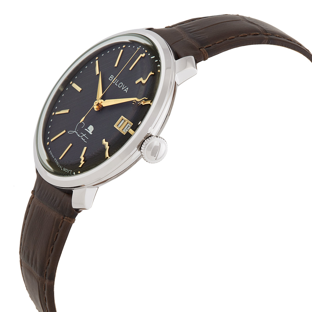 Bulova Frank Sinatra de hombre correa de cuero