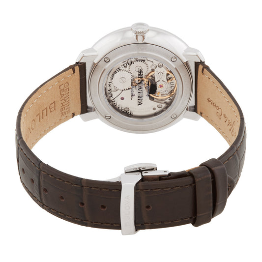 Bulova Frank Sinatra de hombre correa de cuero – 96B345