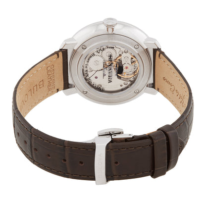 Bulova Frank Sinatra de hombre correa de cuero – 96B345