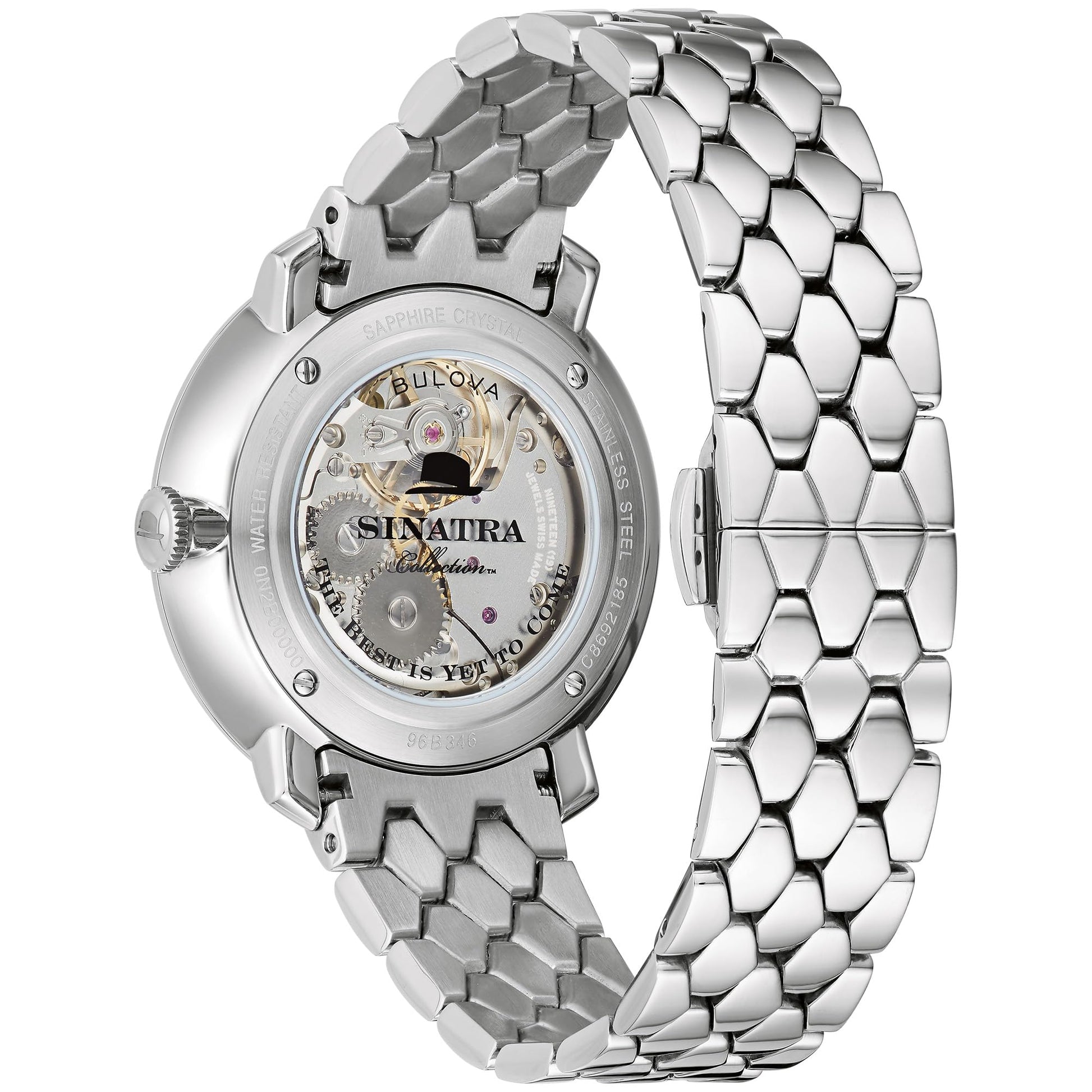 Bulova Frank Sinatra de hombre correa de metal – 96B346