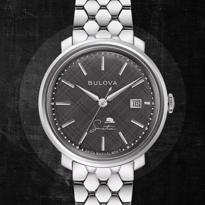 Bulova Frank Sinatra de hombre correa de metal – 96B346