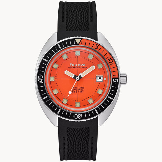 Devil Diver de hombre pulsera de caucho 41 mm – 96B350