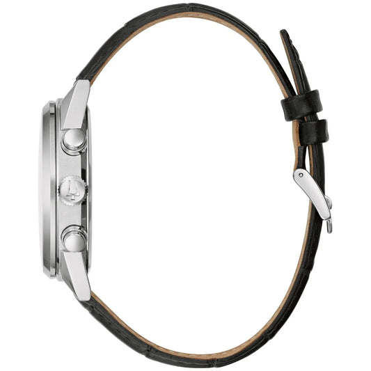 Bulova High Precision de hombre pulsera de cuero – 96B371