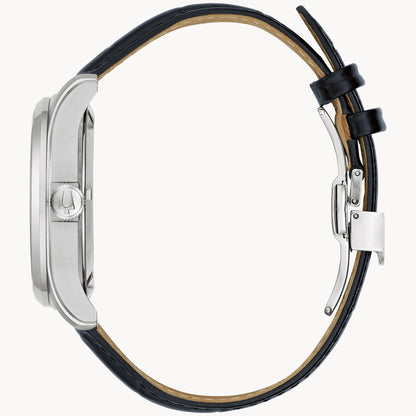 Bulova Wilton de hombre pulsera de cuero 43 mm – 96B385