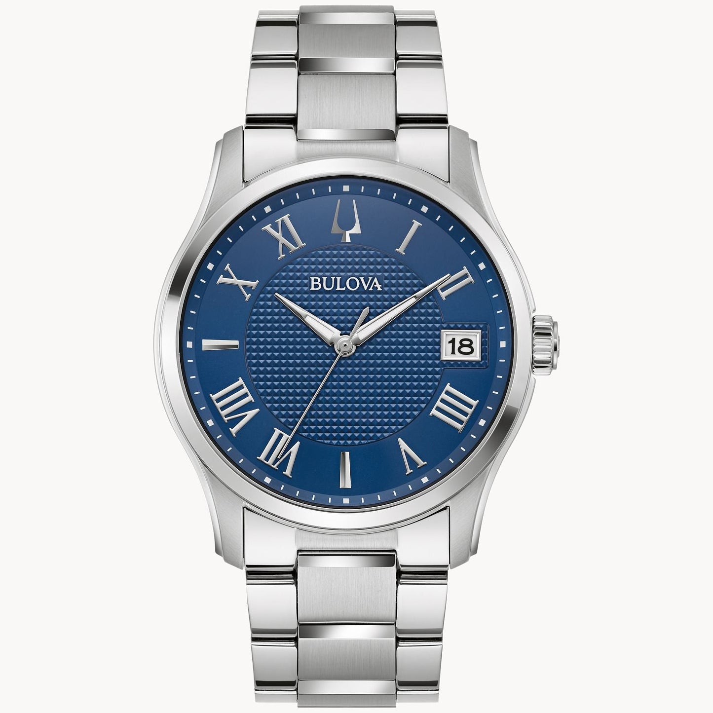 96B386 Reloj Bulova Wilton de hombre pulsera de metal 41 mm