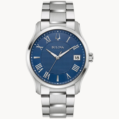 96B386 Reloj Bulova Wilton de hombre pulsera de metal 41 mm