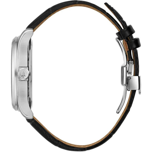 Bulova Wilton de hombre banda de piel 41 mm – 96B388
