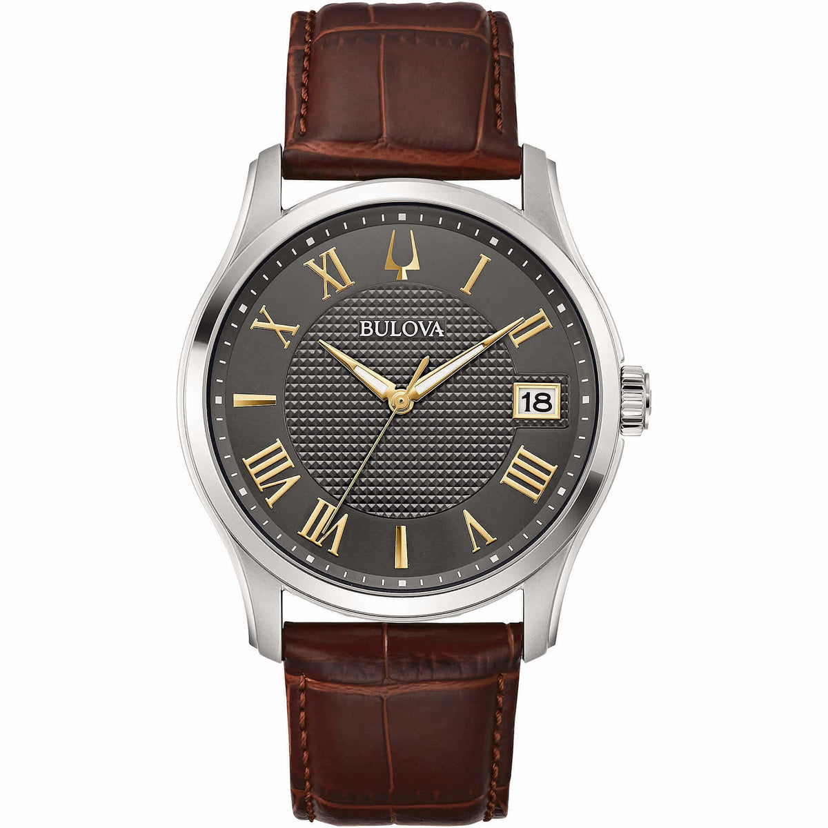 Bulova Wilton de hombre correa de metal – 96B389