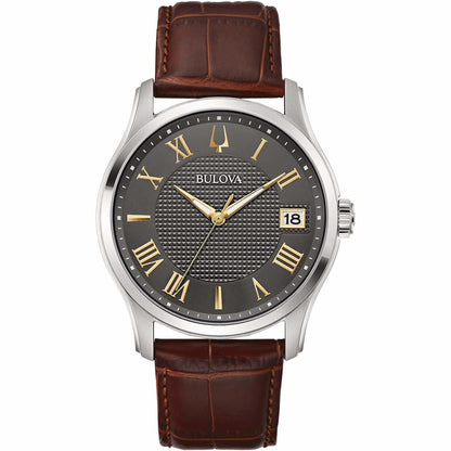 Bulova Wilton de hombre correa de metal – 96B389