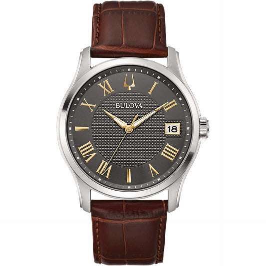 Bulova Wilton de hombre correa de metal – 96B389