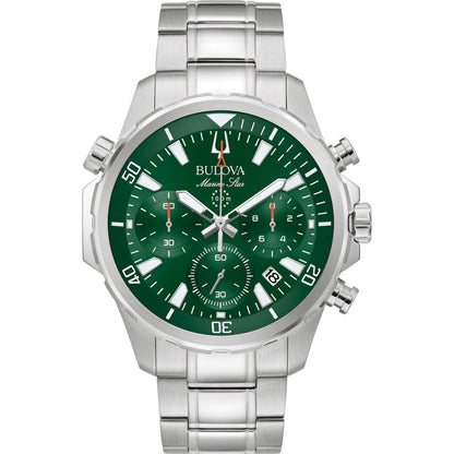 Bulova Marine Star de hombre correa de metal – 96B396