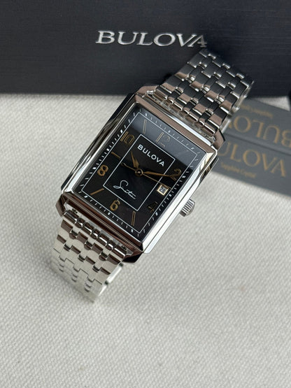 Bulova Frank Sinatra para caballero pulsera de metal – 96B399