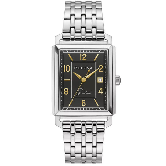 Bulova Frank Sinatra para caballero pulsera de metal – 96B399