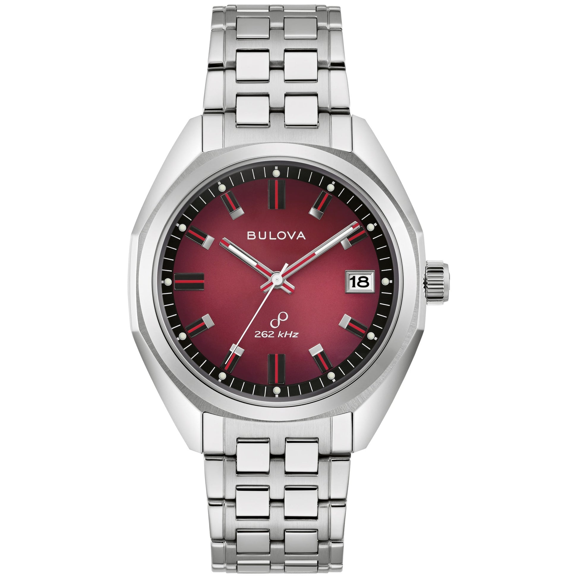 Bulova Jet Star de hombre banda de metal – 96B401