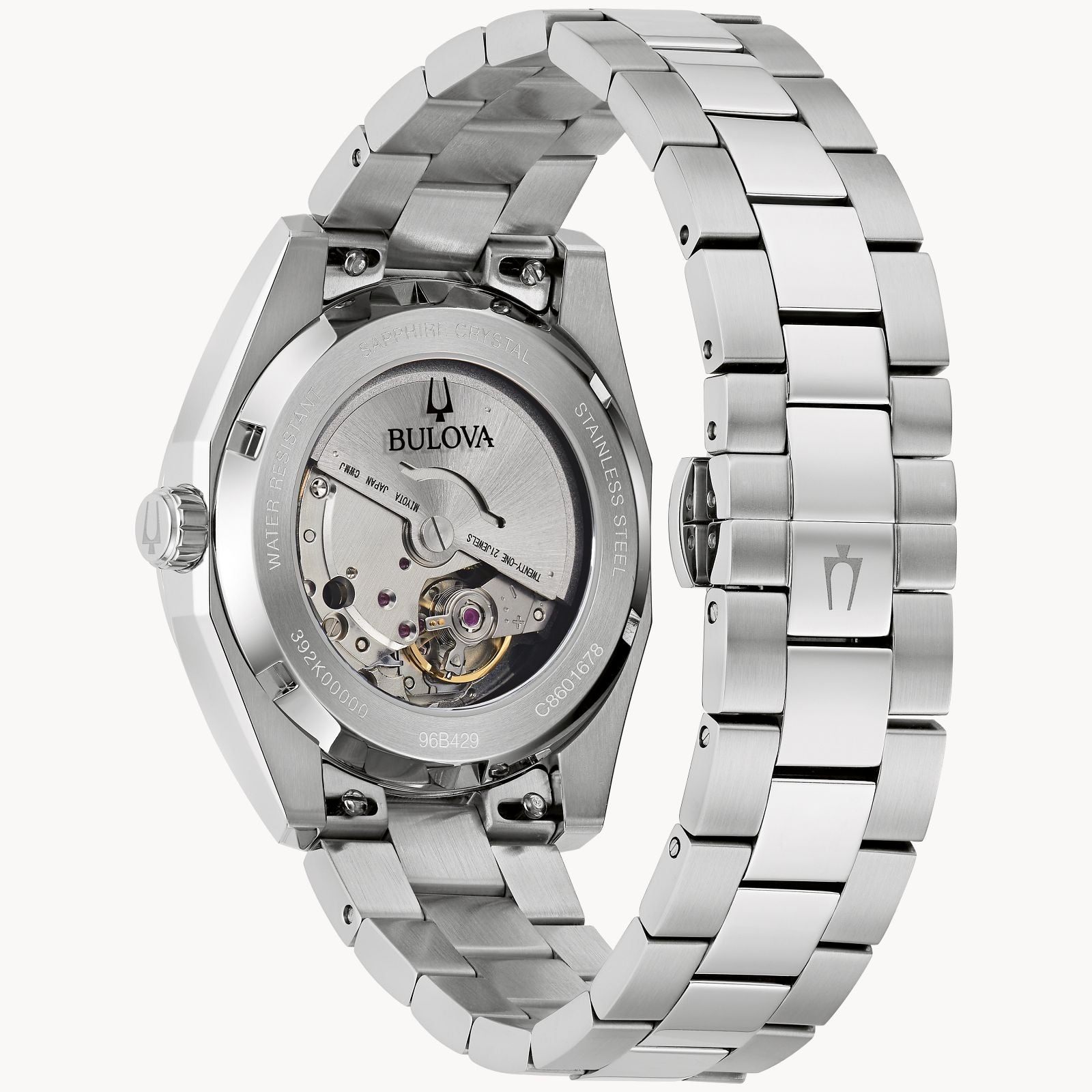Bulova Surveyor Unisex correa de metal 39 mm – 96B429