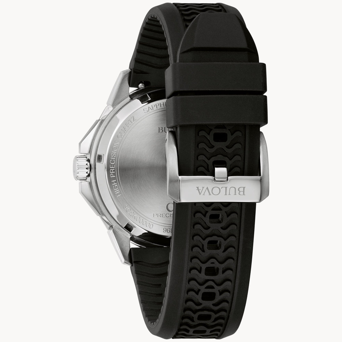 Bulova Marine Star de hombre pulsera de silicona – 96B431